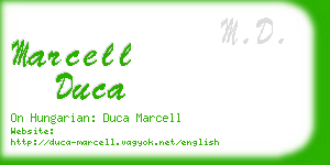 marcell duca business card